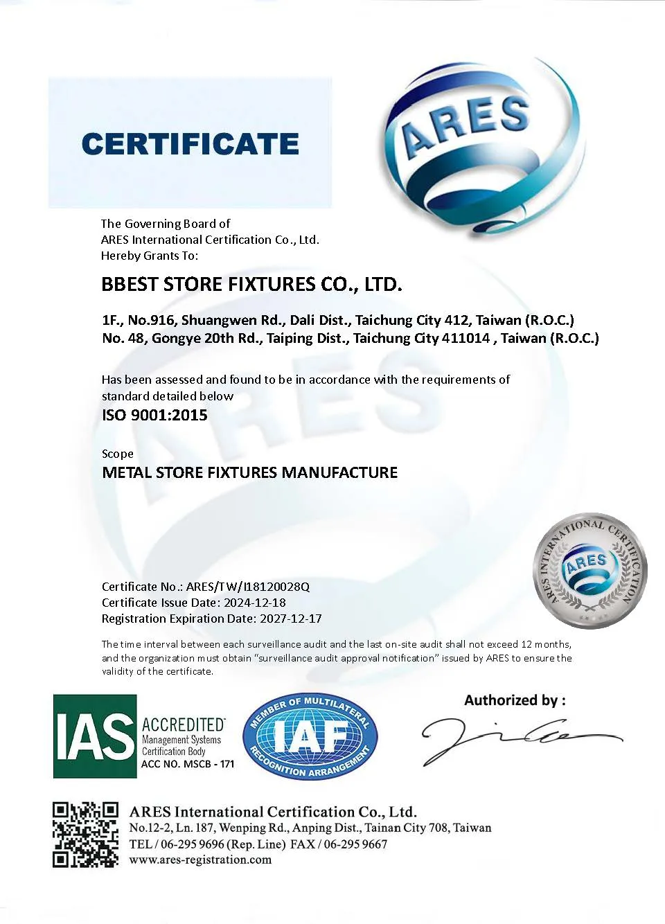 ISO90012015certified ISO90012015certified